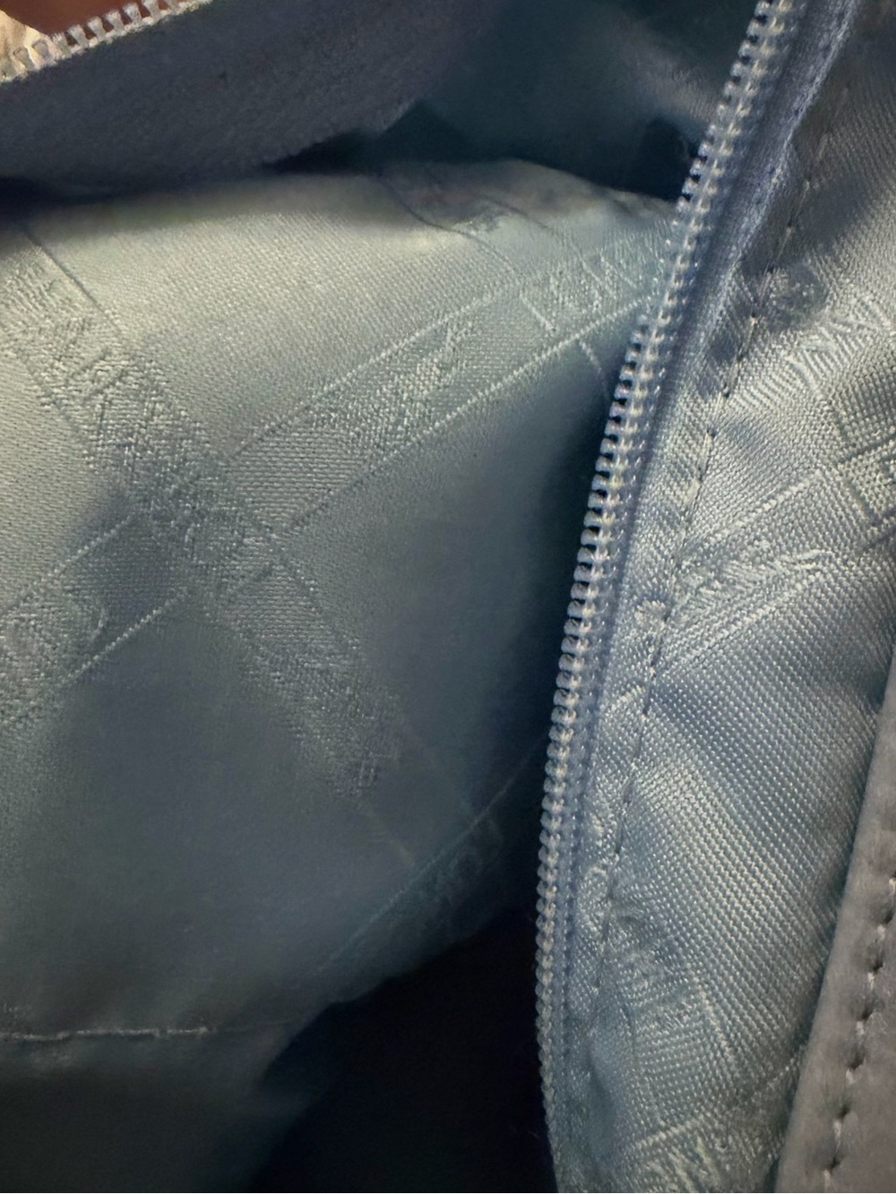 Longchamp Powder Blue Leather Idole Shoulder Satchel Bag - Picture 3 of 4